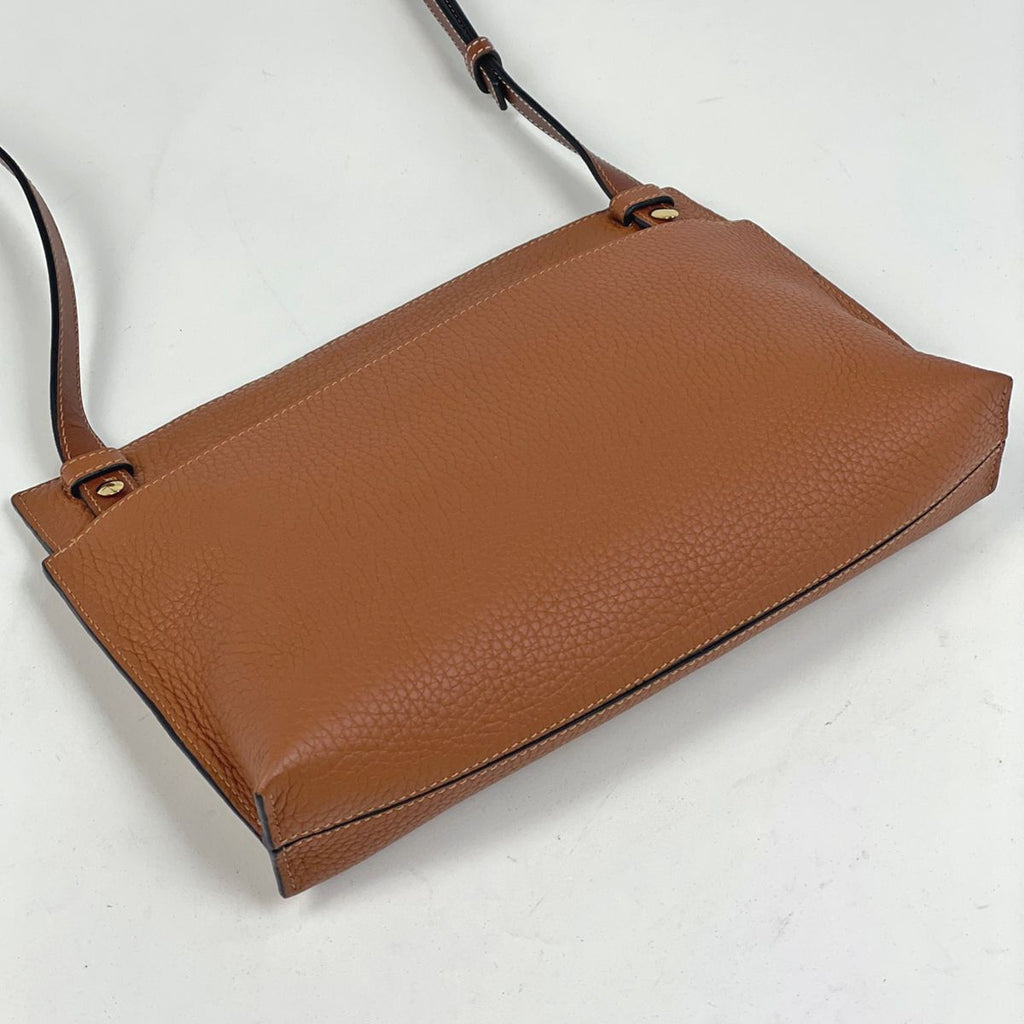 Loewe Anagram Shoulder Bag Crossbody Leather Brown — view 2