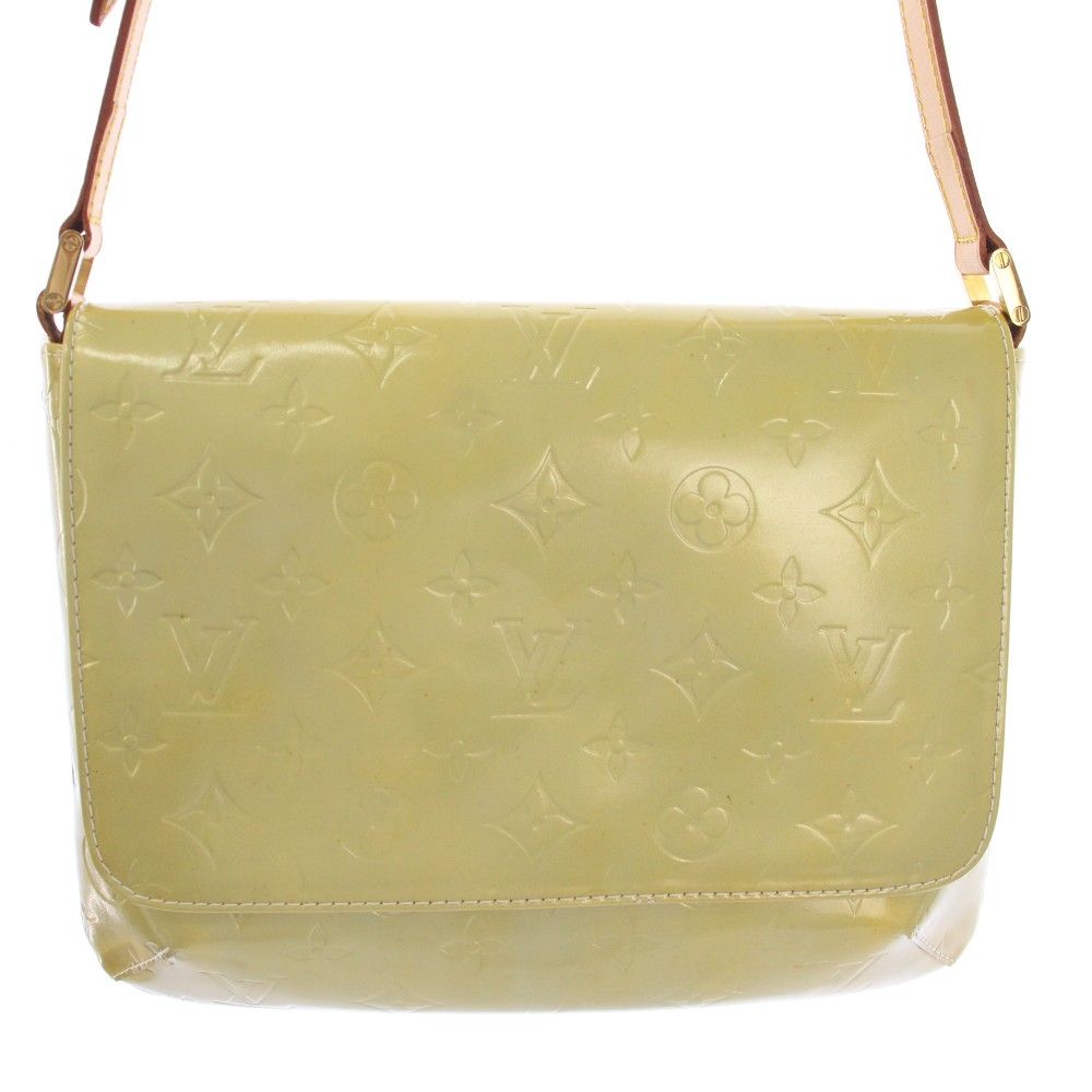 Louis Vuitton Thompson Street Vernis Shoulder Bag Yellow TK — view 4
