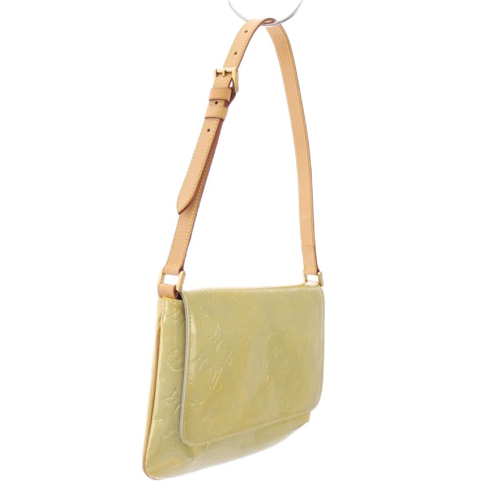 Louis Vuitton Thompson Street Vernis Shoulder Bag Yellow TK — view 3