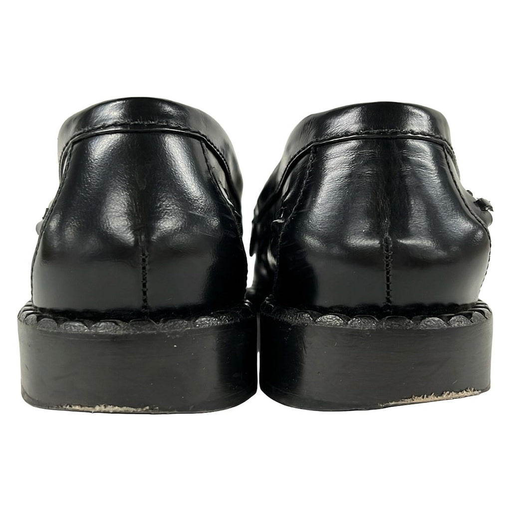 Prada Loafers 36.5 Black Moccasins Leather — view 3