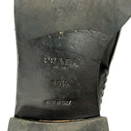 Prada Loafers 36.5 Black Moccasins Leather — view 6