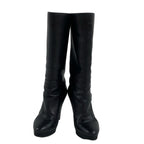 Chanel Boots 36 C Black CC Logo Lambskin — view 2