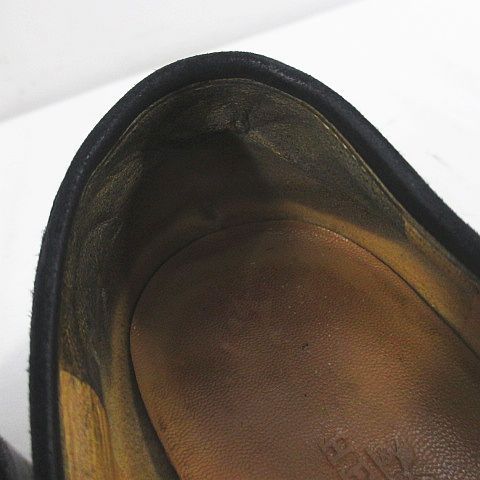 Hermes Loafer Gold 35.5 Black Suede — view 7