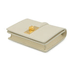 Celine Card Case with Flap Holder 16 Seeds Calf Leather White — view 2
