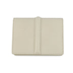 Celine Card Case with Flap Holder 16 Seeds Calf Leather White — view 3