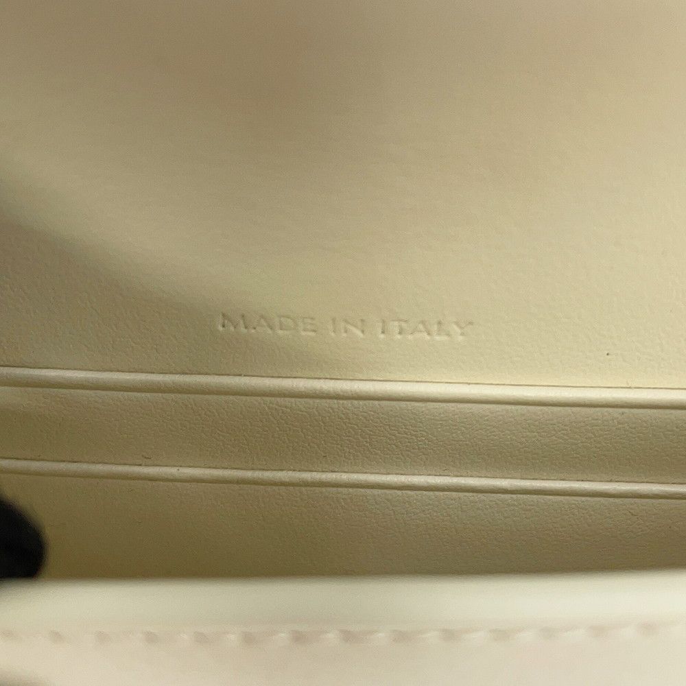 Celine Card Case with Flap Holder 16 Seeds Calf Leather White — view 8