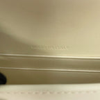 Celine Card Case with Flap Holder 16 Seeds Calf Leather White — view 8