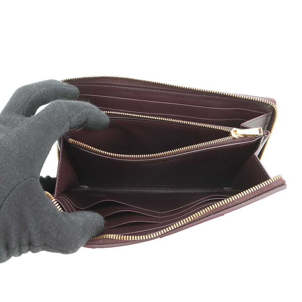 Bottega Veneta Wallet Maxi Intrecciato Zip Around Leather — view 4