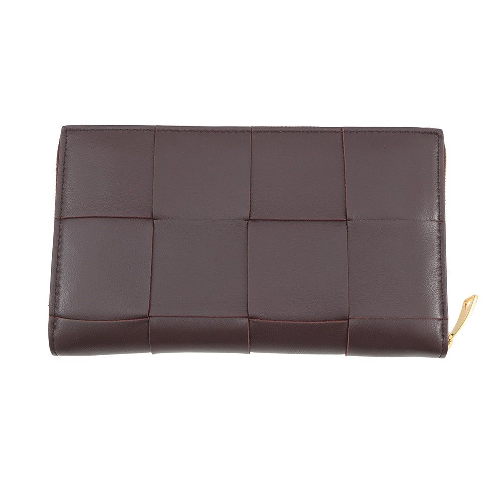 Bottega Veneta Wallet Maxi Intrecciato Zip Around Leather — view 3
