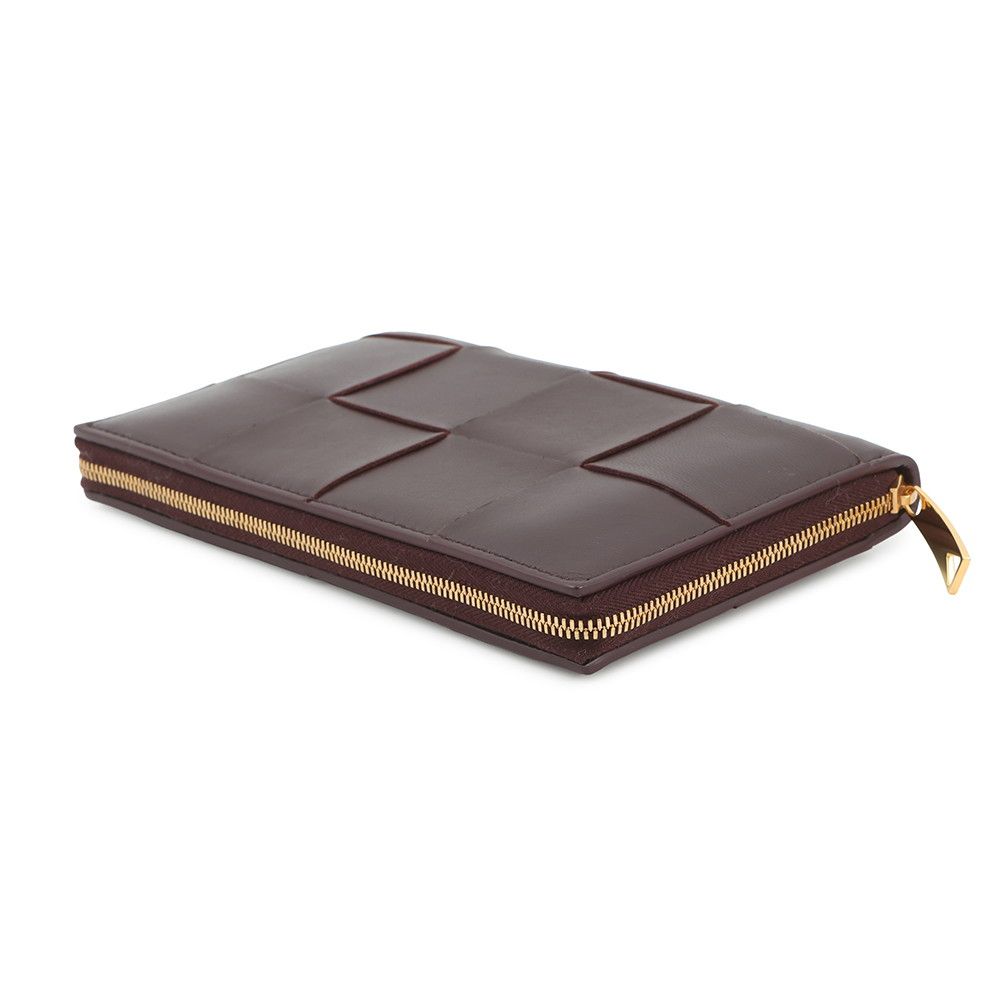 Bottega Veneta Wallet Maxi Intrecciato Zip Around Leather — view 2