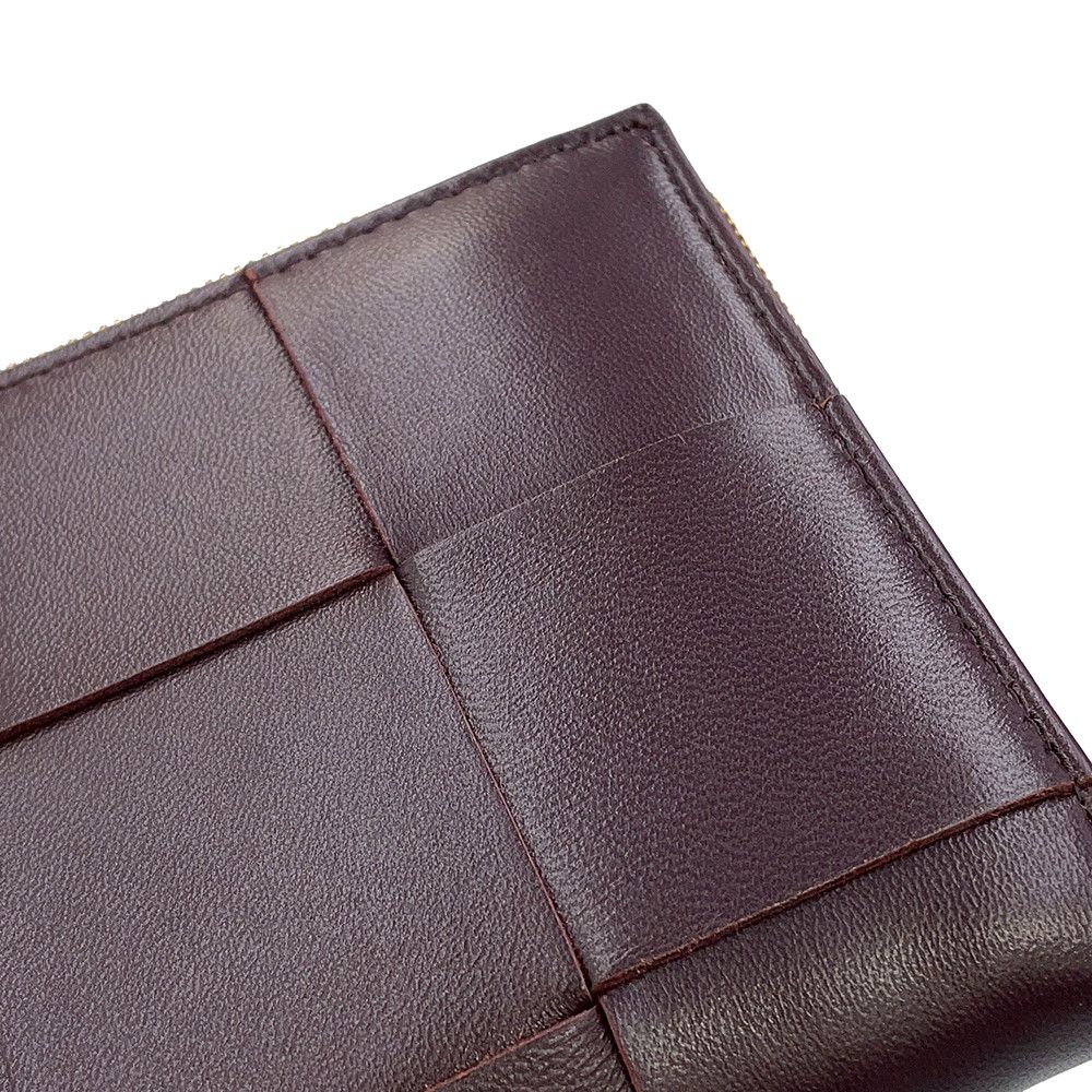 Bottega Veneta Wallet Maxi Intrecciato Zip Around Leather — view 6