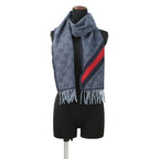Gucci Scarf Webbing Scarves Blue — view 3