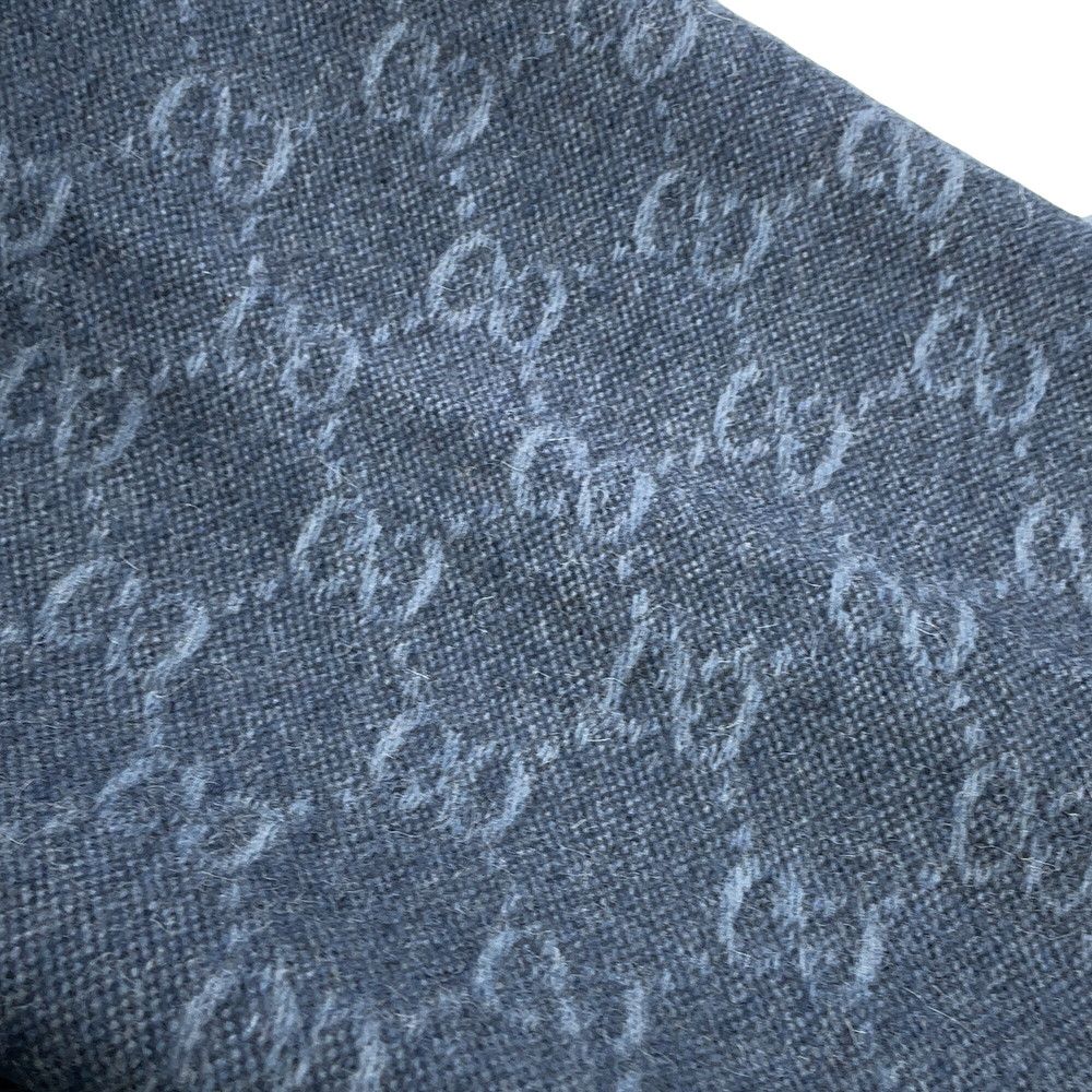 Gucci Scarf Webbing Scarves Blue — view 7