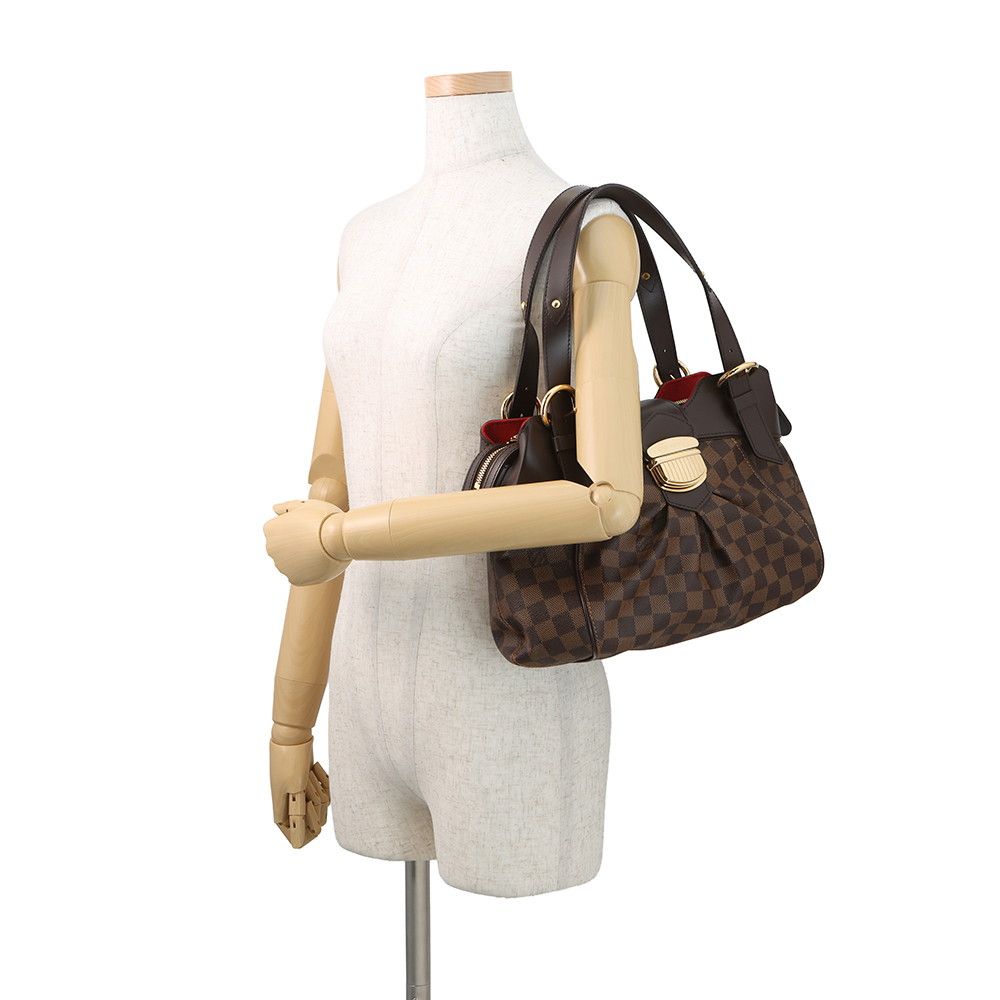 Louis Vuitton Shoulder Bag Damier Ebene Sistine PM — view 4
