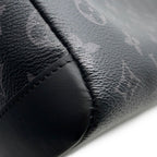 Louis Vuitton Shoulder Bag Monogram Eclipse Messenger Voyage PM Black — view 7