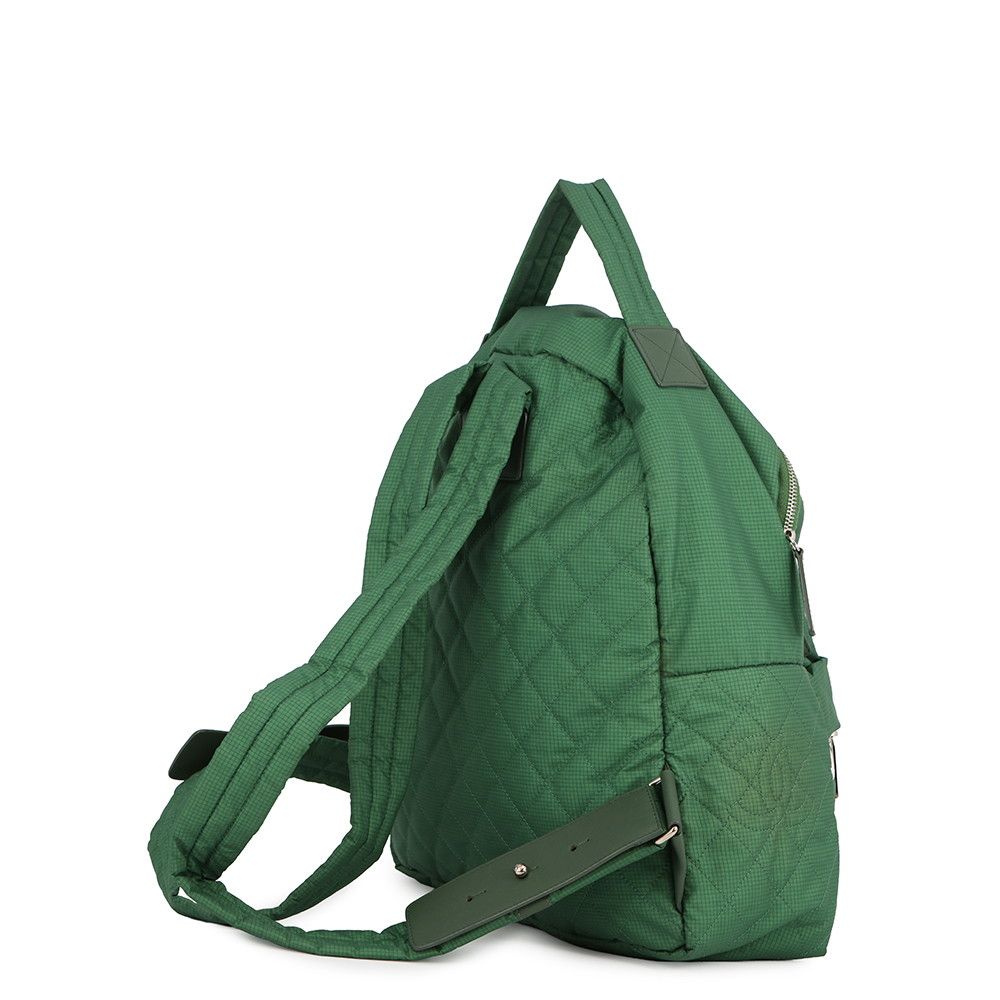 Chanel Backpack CC Logo Quilted Nylon — view 2