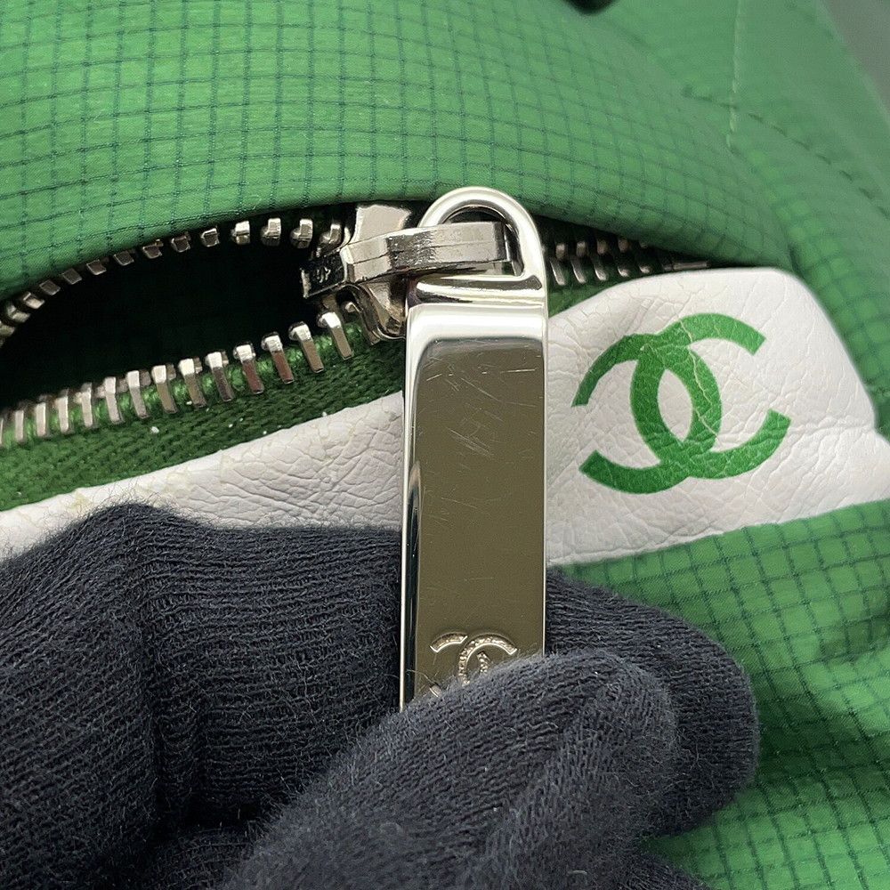 Chanel Backpack CC Logo Quilted Nylon — view 6