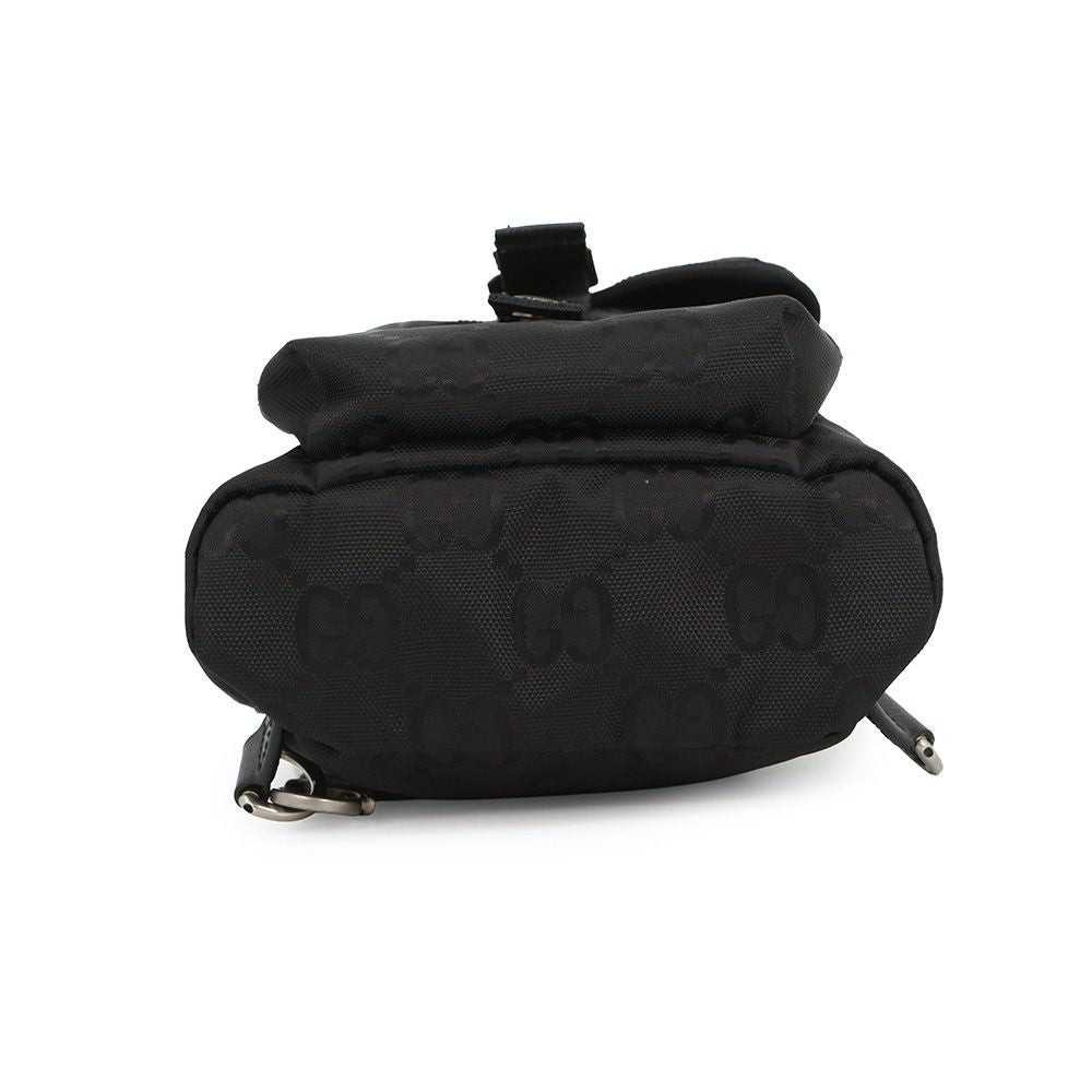 Gucci Belt Bag GG Nylon Off the Grid Ring Backpack Black — view 5