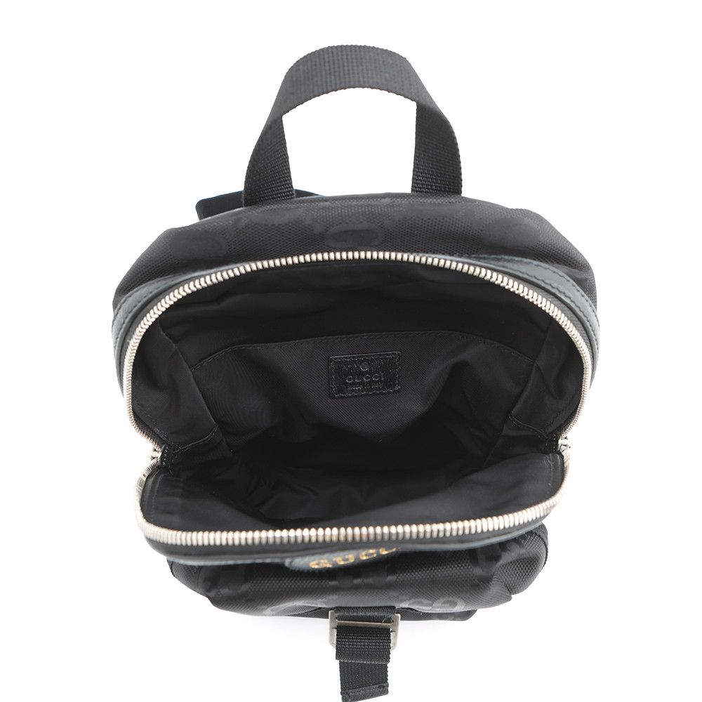 Gucci Belt Bag GG Nylon Off the Grid Ring Backpack Black — view 7