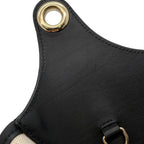 Gucci Shoulder Bag Canvas Leather B Bag Tote Black — view 7