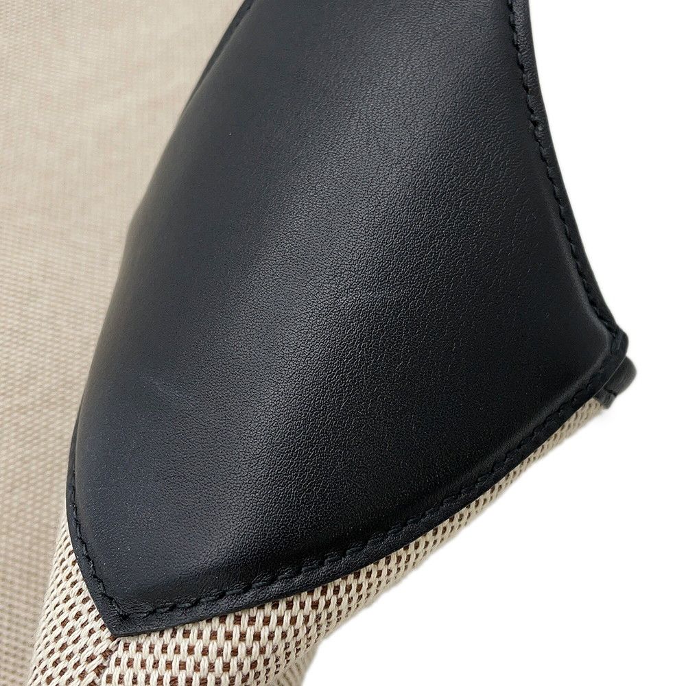 Gucci Shoulder Bag Canvas Leather B Bag Tote Black — view 9