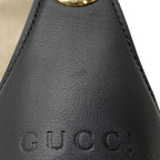 Gucci Shoulder Bag Canvas Leather B Bag Tote Black — view 8