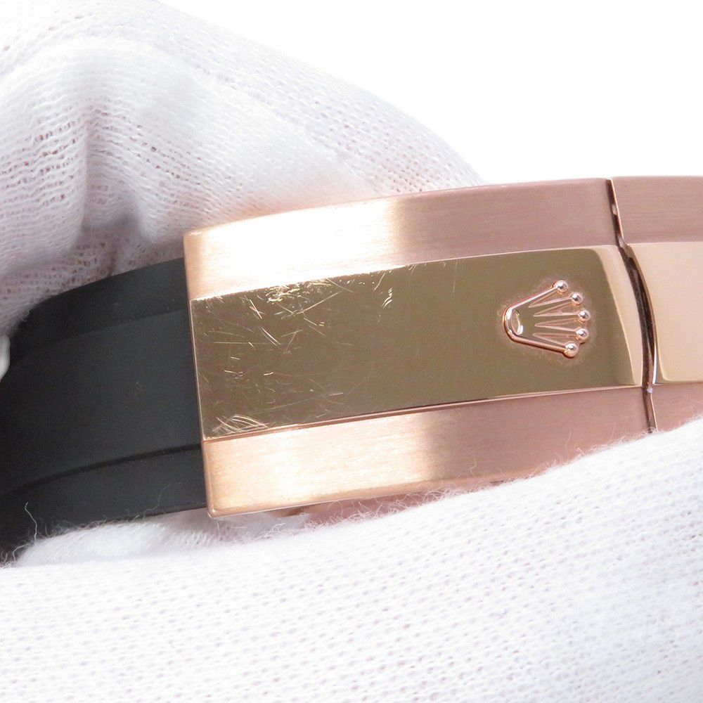 Rolex Sky Pink Gold Roulette Watch Chocolate Dial — view 6