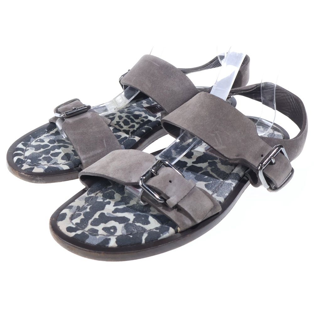 Louis Vuitton Sandals Slippers Suede Leopard Print — view 2