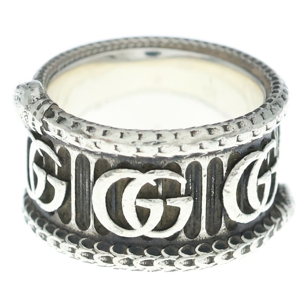 Gucci GG Marmont Snake Silver Ring — view 4