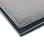 Saint Laurent Paris Front Logo Leather Card Case Black — view 4