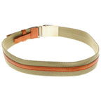 Prada Gacha Belt Silver Beige Orange — view 2
