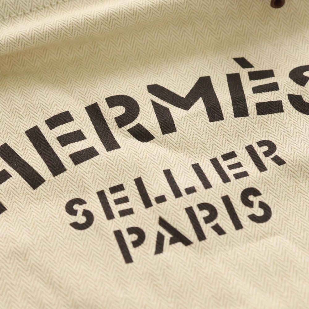 Hermes Sac Aline MM Toileche Blanc Shoulder Back Ivory — view 6