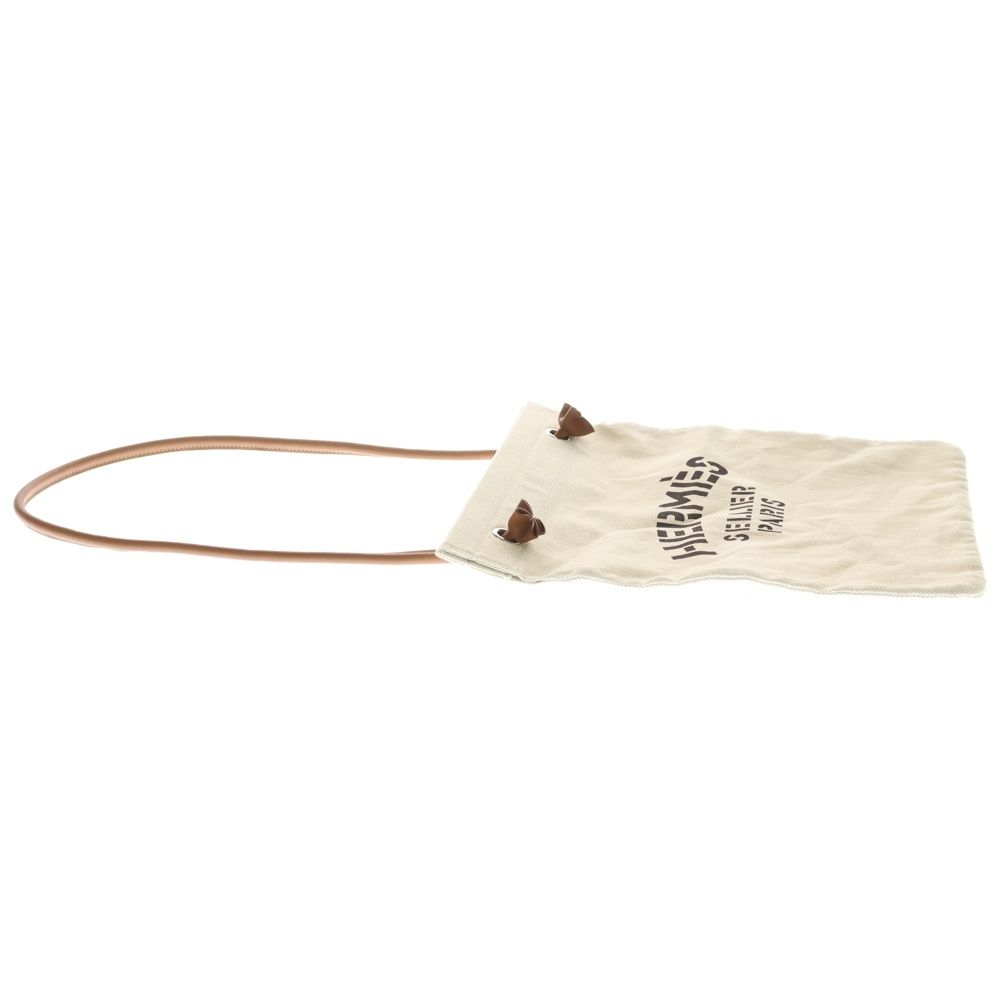 Hermes Sac Aline MM Toileche Blanc Shoulder Back Ivory — view 3