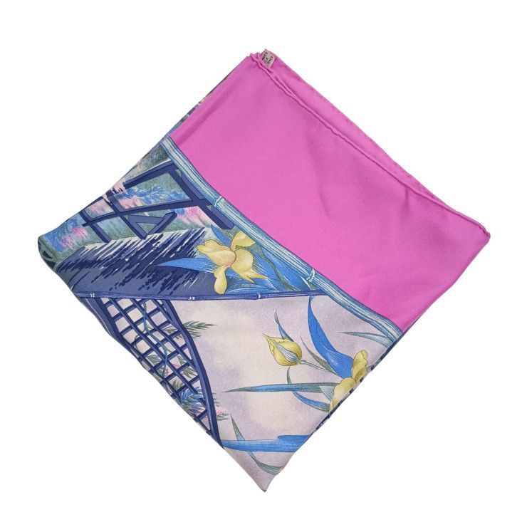 Hermes Scarf Carre 90 Multicolor Silk Giverny — view 2