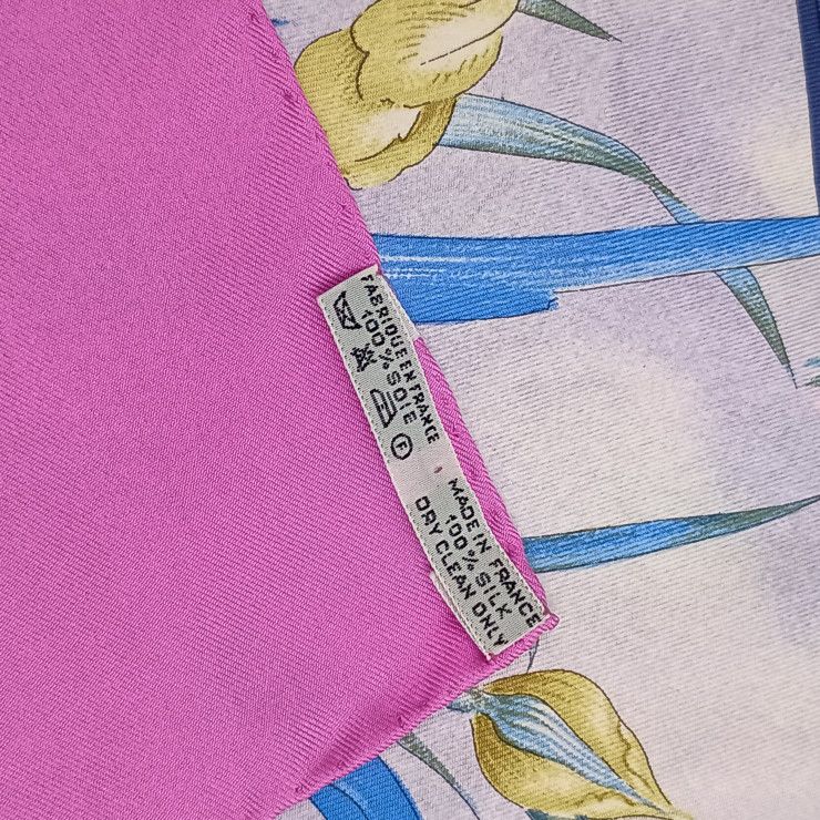 Hermes Scarf Carre 90 Multicolor Silk Giverny — view 6