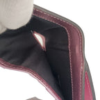 Fendi Bifold Wallet FF Diamond Metallic Pink Leather Silver — view 8