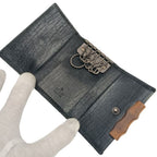 Gucci Key Case Brown Black GG Canvas Leather 6 Rows Key Holder — view 6