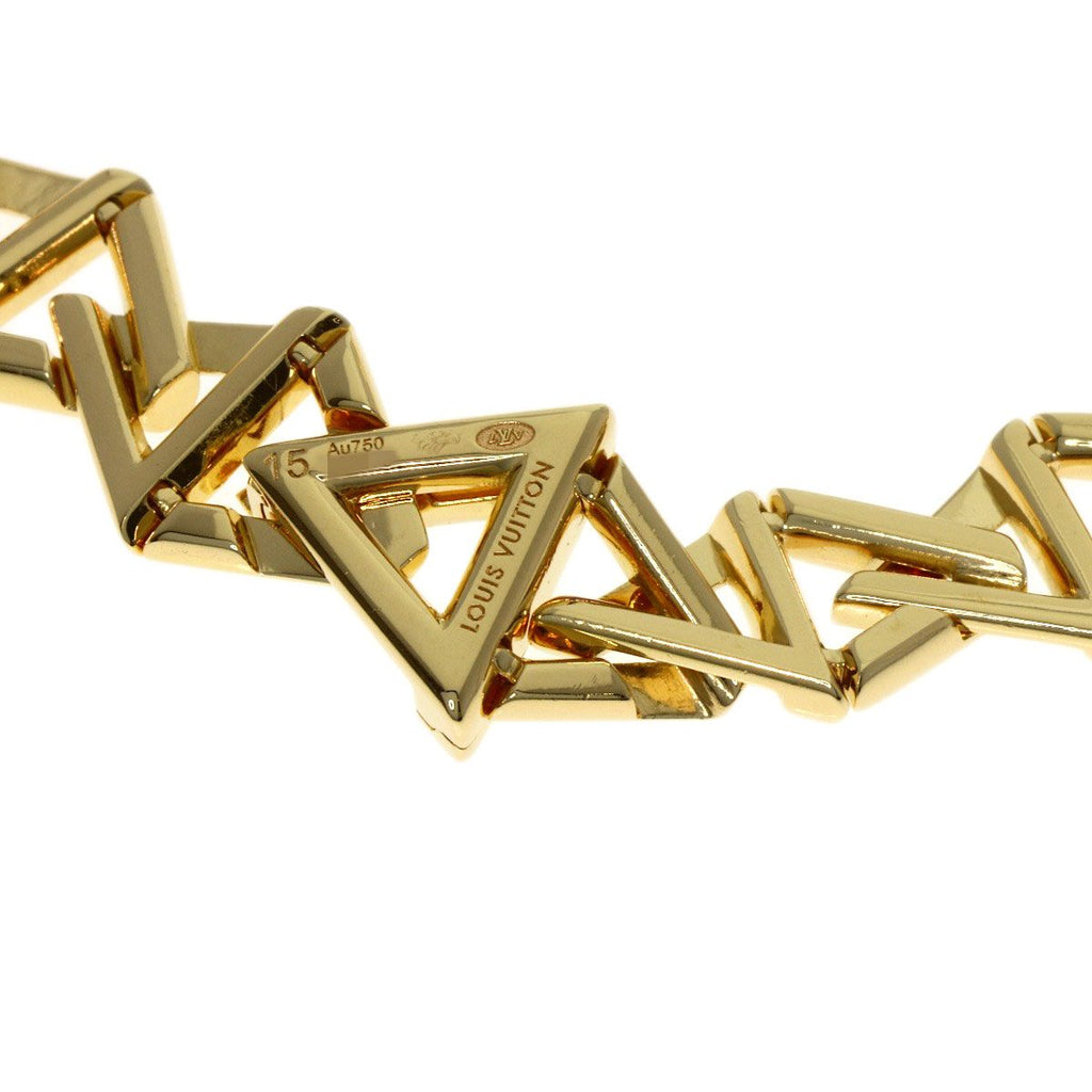 Louis Vuitton Braless LV Vault Curve PM 15 Bracelet 18k Yellow Gold — view 3