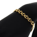 Louis Vuitton Braless LV Vault Curve PM 15 Bracelet 18k Yellow Gold — view 5