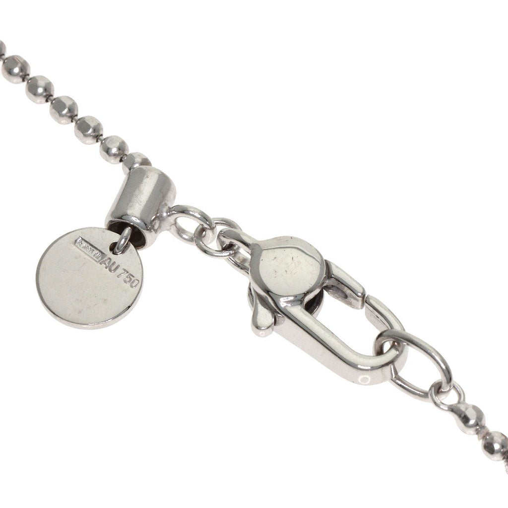 Gucci Logo Plate Bracelet 18k White Gold — view 5