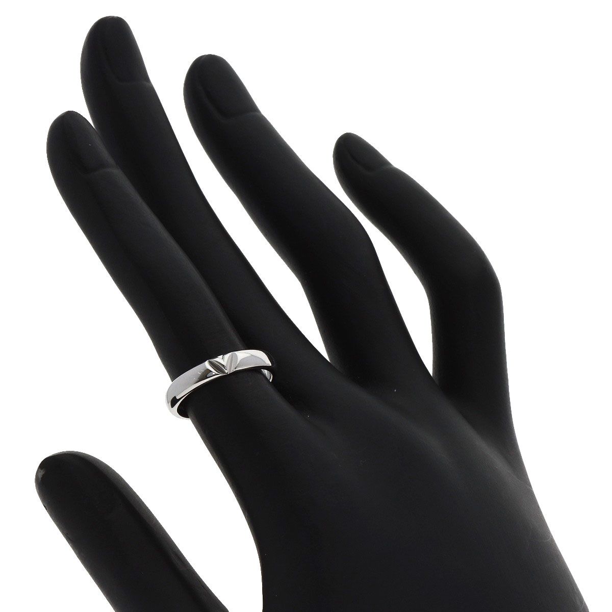 Louis Vuitton Marriage Ring LV Volt Multi 49 18k White Gold — view 6