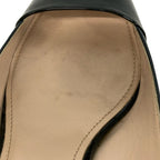 Prada Sandals 34 Dark Navy Black Leather — view 8