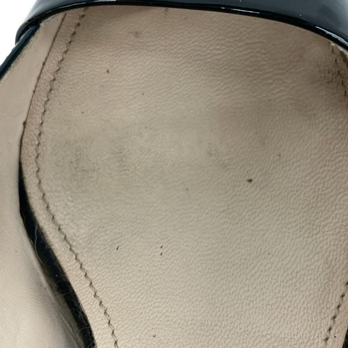 Prada Sandals 34 Dark Navy Black Leather — view 7