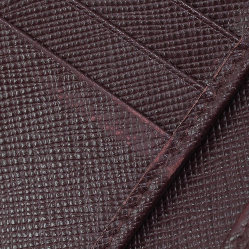 Prada Bifold Billfold Navy Wallet — view 8