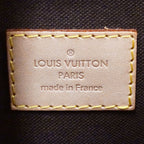 Louis Vuitton Shoulder Bag Monogram Canvas Menilmontan PM Brown Crossbody Flap — view 6