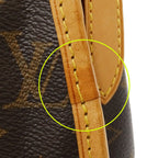 Louis Vuitton Shoulder Bag Monogram Canvas Menilmontan PM Brown Crossbody Flap — view 8