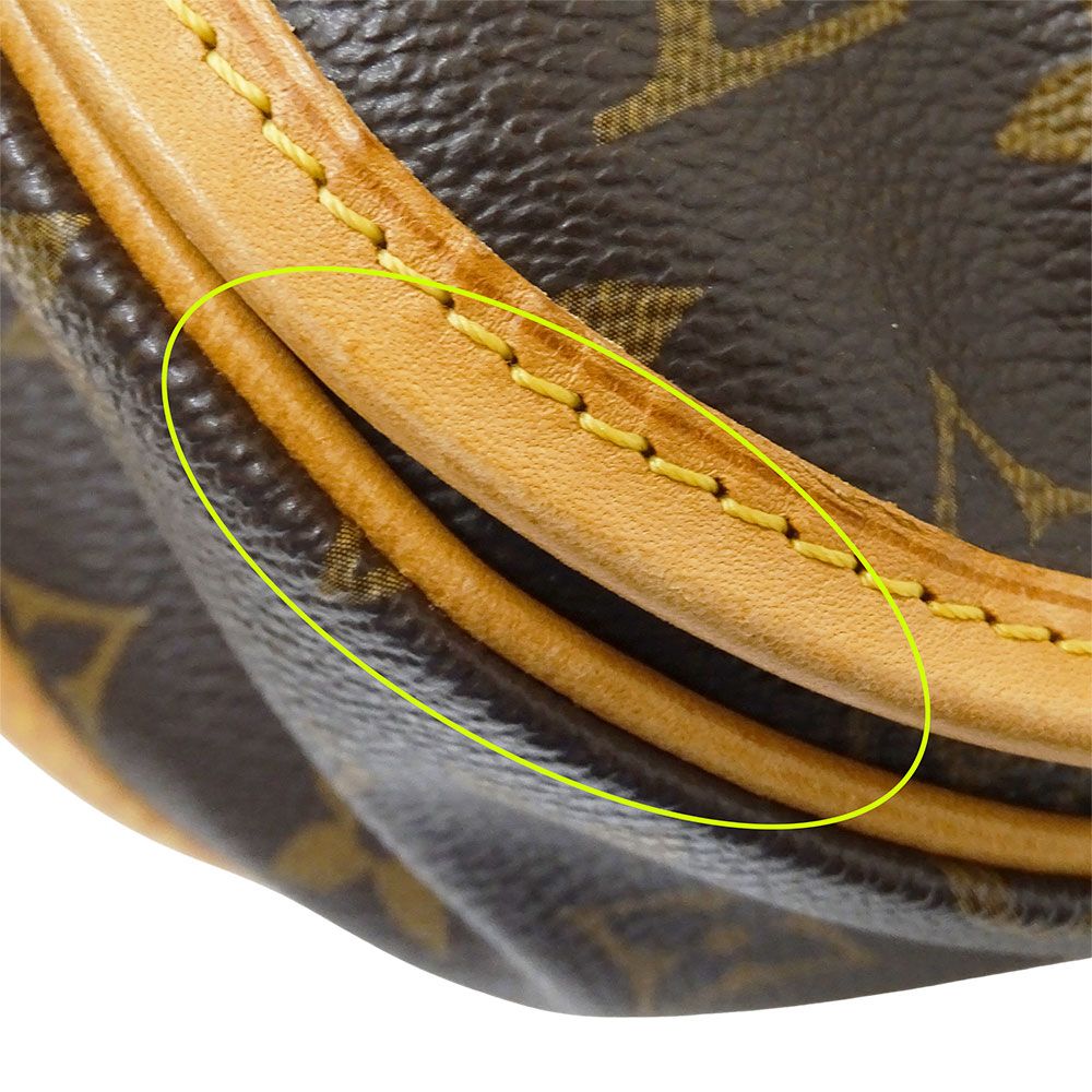 Louis Vuitton Shoulder Bag Monogram Canvas Menilmontan PM Brown Crossbody Flap — view 7