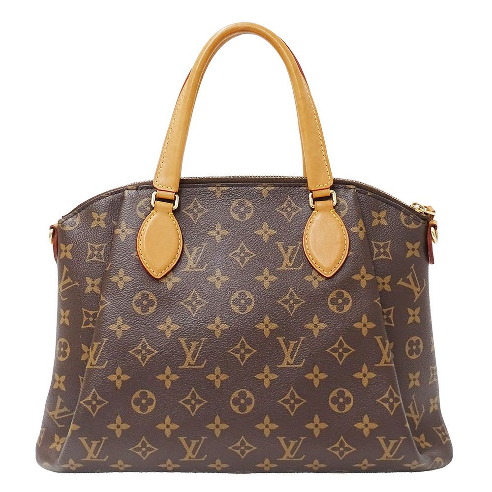 Louis Vuitton 2-Way Shoulder Bag Monogram Canvas Rivoli Mm Brown Handheld — view 2