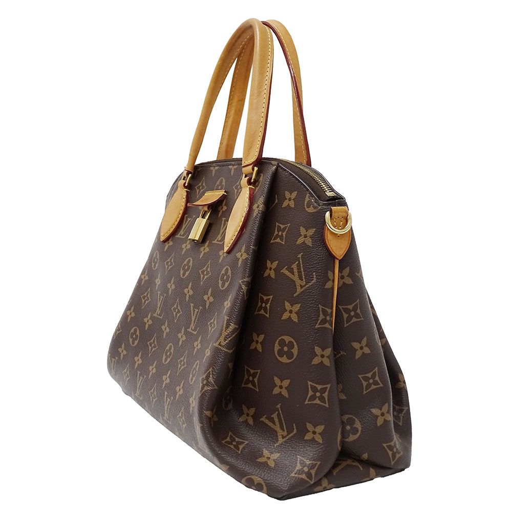Louis Vuitton 2-Way Shoulder Bag Monogram Canvas Rivoli Mm Brown Handheld — view 4