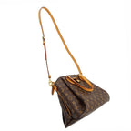 Louis Vuitton 2-Way Shoulder Bag Monogram Canvas Rivoli Mm Brown Handheld — view 5